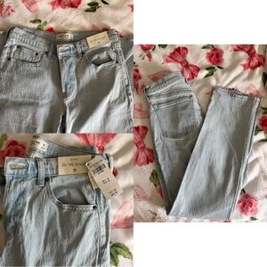 NWT Abercrombie & Fitch Light Blue Denim Jeans